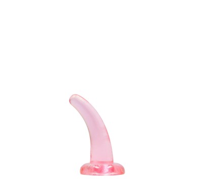 Dildo zakrzywione małe z mocną przyssawką 12 cm